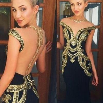 Black Prom Dresses,Sparkle Evening Dress,Gold Beaded Prom Dresses,Black Prom Dresses,Glitter Prom Gown,Black Prom Dress,Mermaid Pink Formal Gowns for Teens
