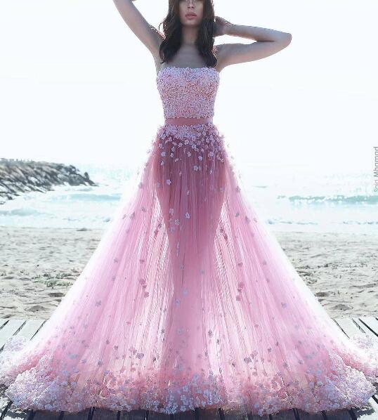 Evening Dresses with Flowers