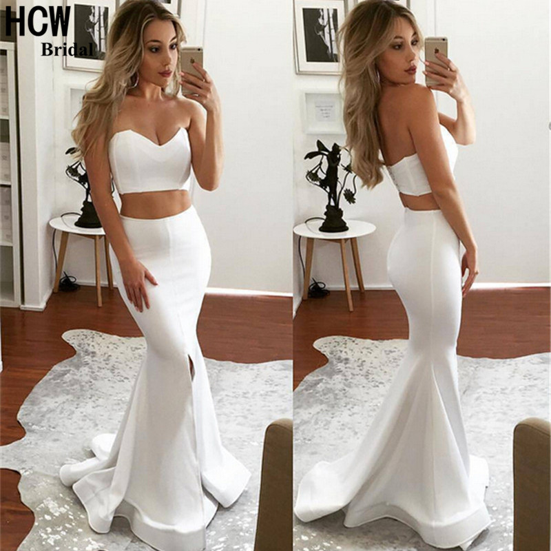 sexy two piece prom dress