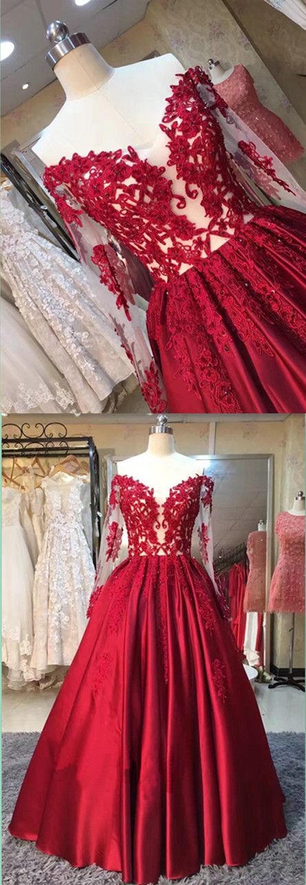 cute red formal dresses