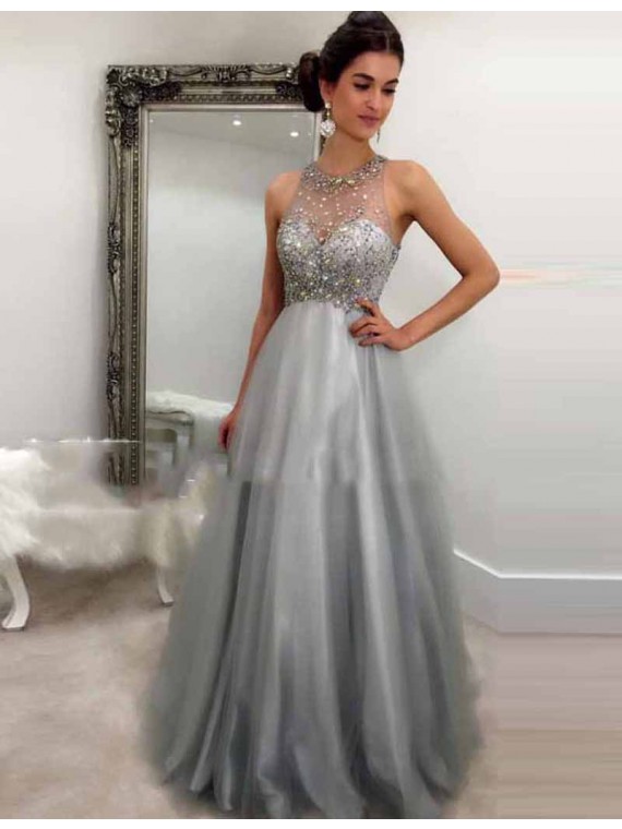 Elegant Silver Dresses