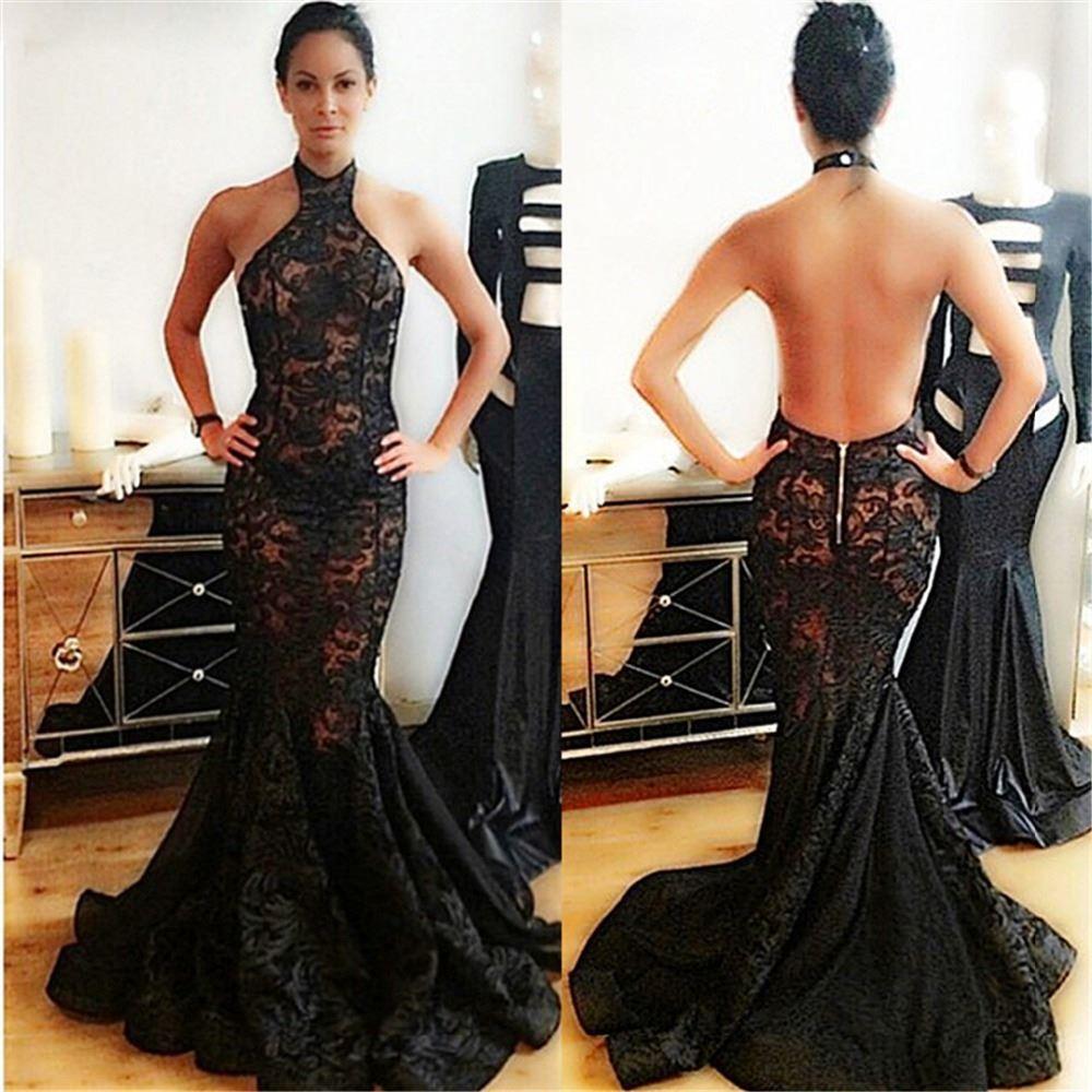 Malisha Maxi Dress - Sequin Cowl Neck Backless Dress in Black | Showpo USA