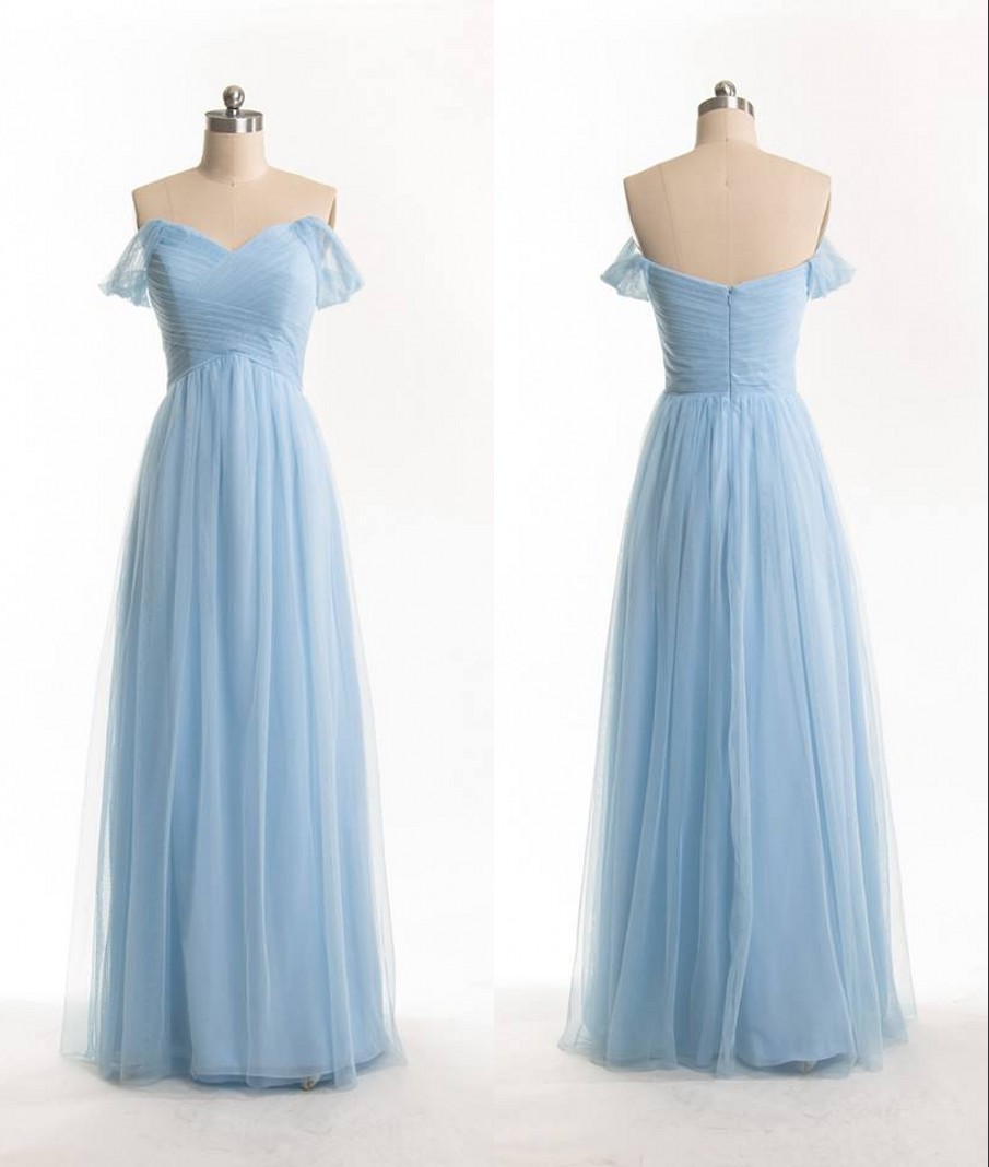 baby blue occasion dress