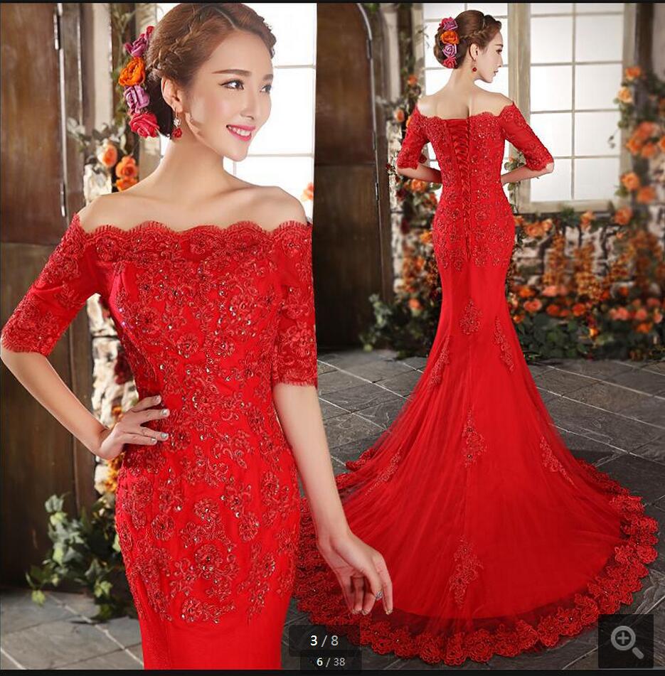 Red Wedding Dresses Dress