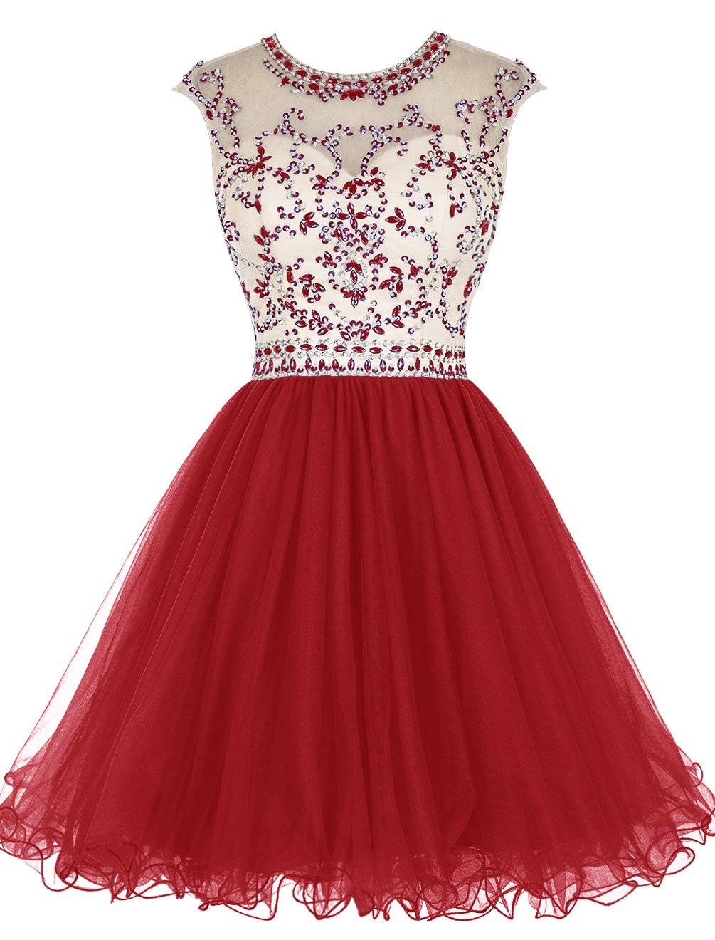 red and gold homecoming dresses