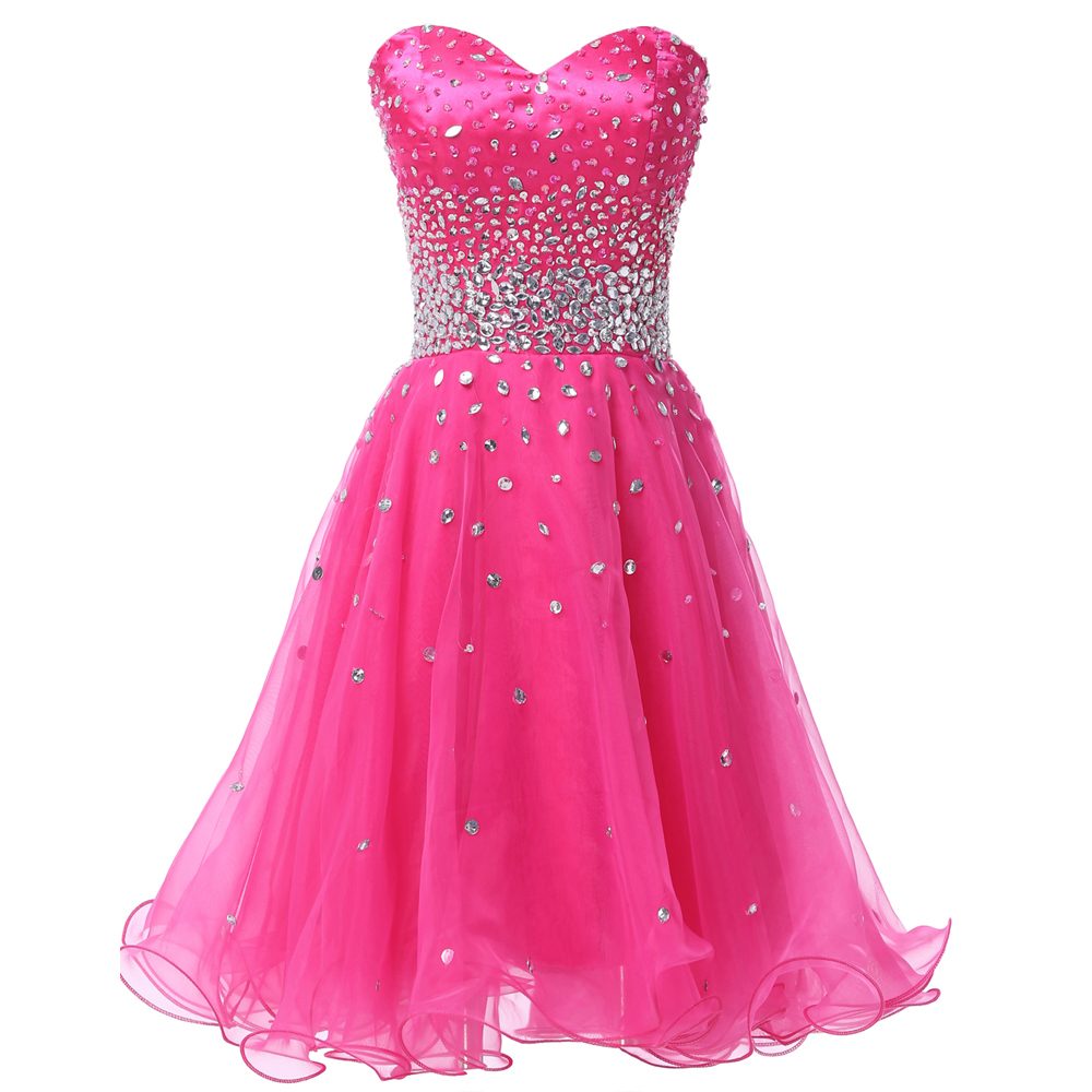 Charming Homecoming Dress,organza Homecoming Dress,short Homecoming ...